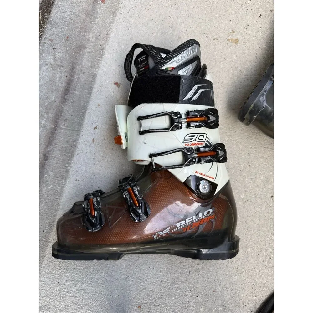 Dalbello Venom 90 Ski Boots Black Orange Tru Fit Men's Size 11.5/12 Winter